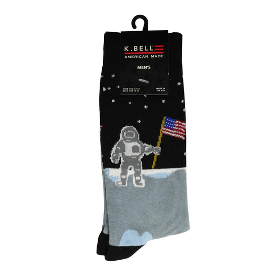 K. Bell Men`s American Pride Crew Socks