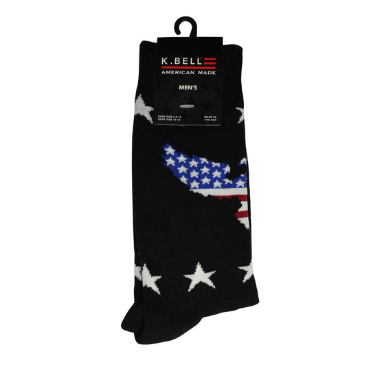 K. Bell Men`s American Pride Crew Socks