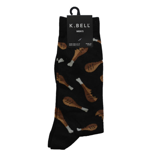 K. Bell Men`s Crew Socks - Extended Sizes Available