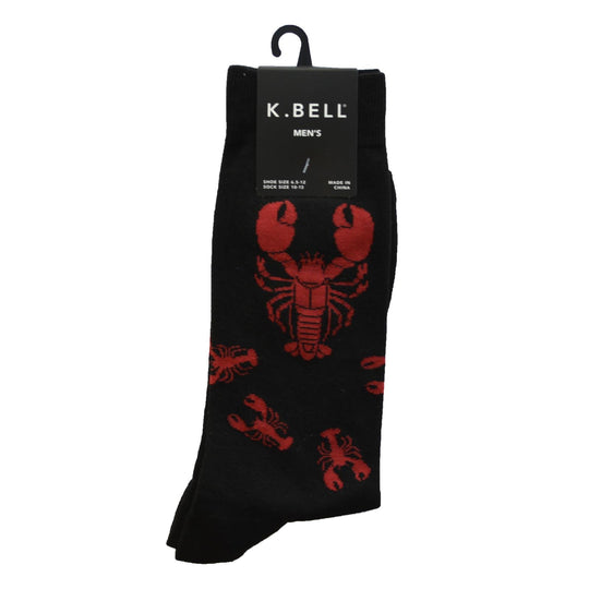 K. Bell Men`s Crew Socks - Extended Sizes Available