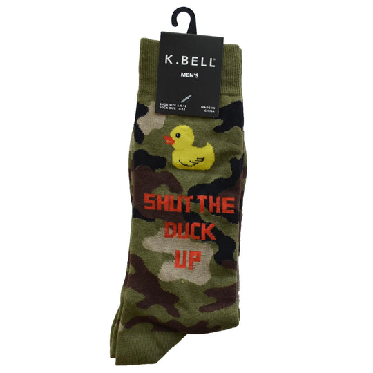 K. Bell Men`s Crew Socks - Extended Sizes Available