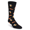K. Bell Mens Pizza and Beer Crew Socks