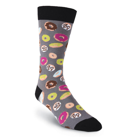 K. Bell Mens Donuts Crew Socks