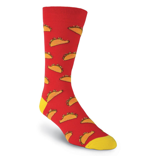 K. Bell Mens Tacos Crew Socks