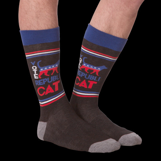 K. Bell Mens Republicat Crew Socks