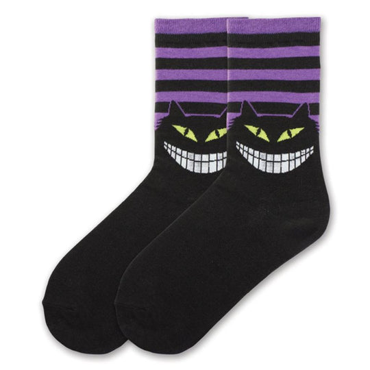 K. Bell Womens Cotton Blend Novelty Crew Socks