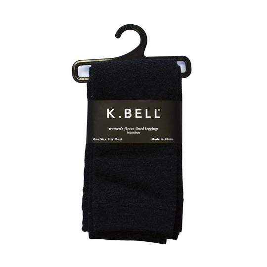 K. Bell Womens Fleece Lined Legging with Back Gusset
