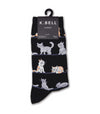 K. Bell Womens Cotton Blend Crew Socks