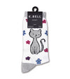 K. Bell Womens Cotton Blend Crew Socks