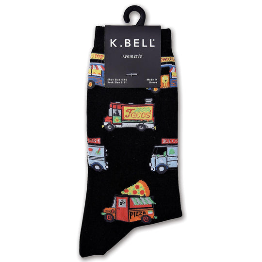 K. Bell Womens Cotton Blend Crew Socks
