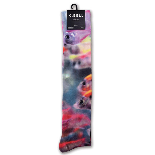 K. Bell Womens 360 Print Knee High Socks