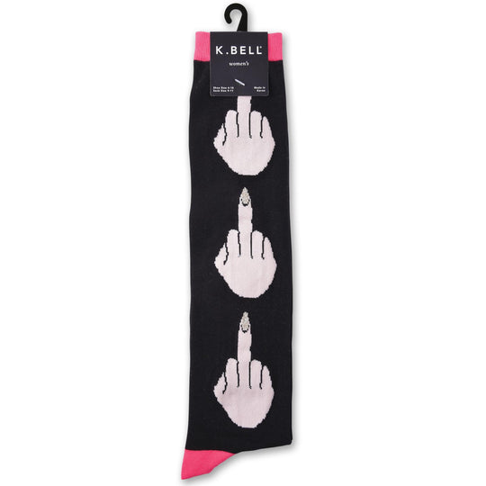 K. Bell Womens Graphical Knee High Socks
