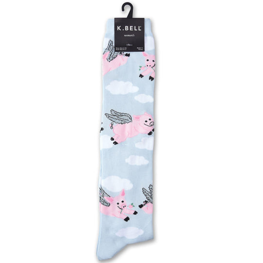 K. Bell Womens Graphical Knee High Socks