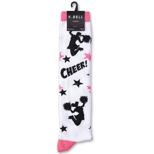 K. Bell Womens Graphical Knee High Socks