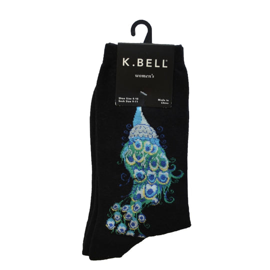 K. Bell Womens Cotton Blend Crew Socks