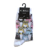 K. Bell Womens Cotton Blend Crew Socks