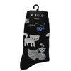 K. Bell Womens Cotton Blend Crew Socks