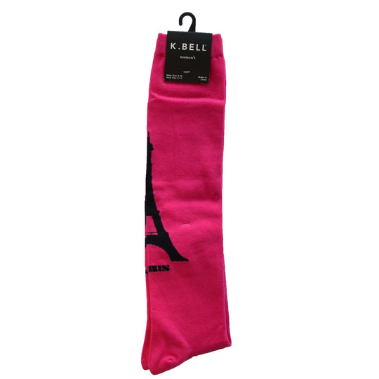 K. Bell Womens Cotton Blend Knee High Socks