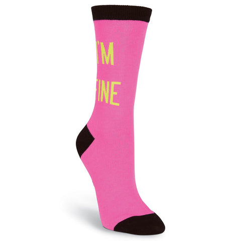 K. Bell Womens Im Fine Crew Socks