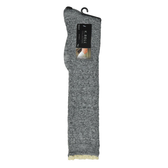 K. Bell Womens Random Feed Cable Knee High Socks
