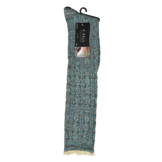 K. Bell Womens Random Feed Cable Knee High Socks