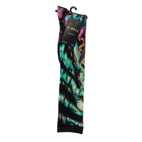 K. Bell Womens Oil Spill Knee High Socks