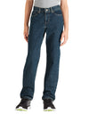 Dickies Boys FlexWaist Slim Fit Straight Leg 6-Pocket Denim Jeans, Sizes 8-20
