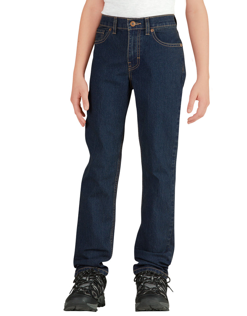 Dickies Boys Flex Slim Fit Skinny Leg 5-Pocket Denim Jeans, Sizes 4-7