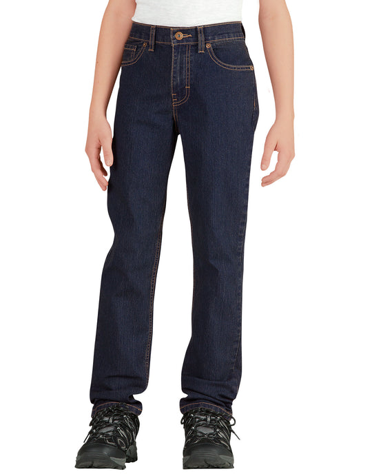 Dickies Boys Flex Slim Fit Skinny Leg 5-Pocket Denim Jeans, Sizes 4-7