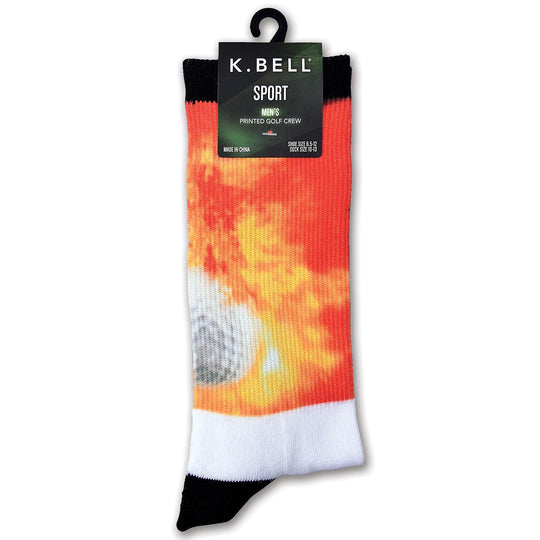 K. Bell Men`s Golf Crew Socks