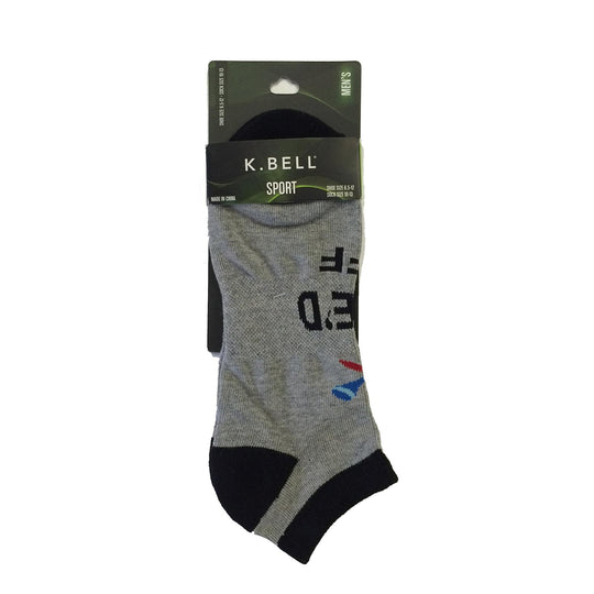 K. Bell Men`s Golf No Show Socks