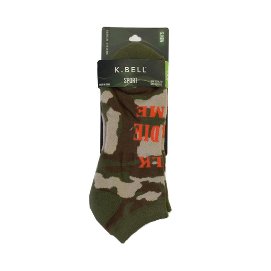 K. Bell Men`s Golf No Show Socks