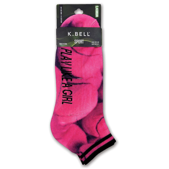 K. Bell Womens Low Cut Sports Socks