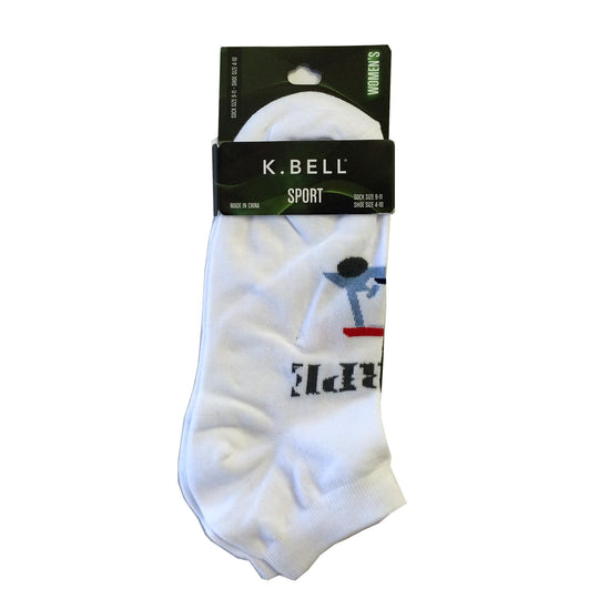 K. Bell Womens No Show Golf Socks