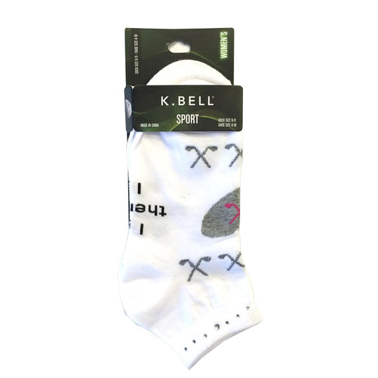 K. Bell Womens No Show Golf Socks