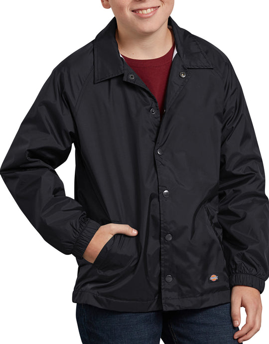 Dickies Kids Snap Front Nylon Jacket