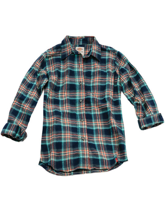 Dickies Girls Long Sleeve Flannel Shirt