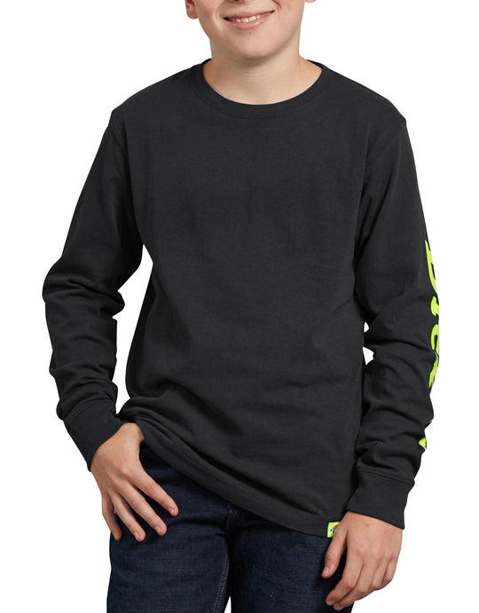 Dickies Kids Long Sleeve Branded Graphic Tee