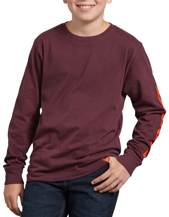 Dickies Kids Long Sleeve Branded Graphic Tee