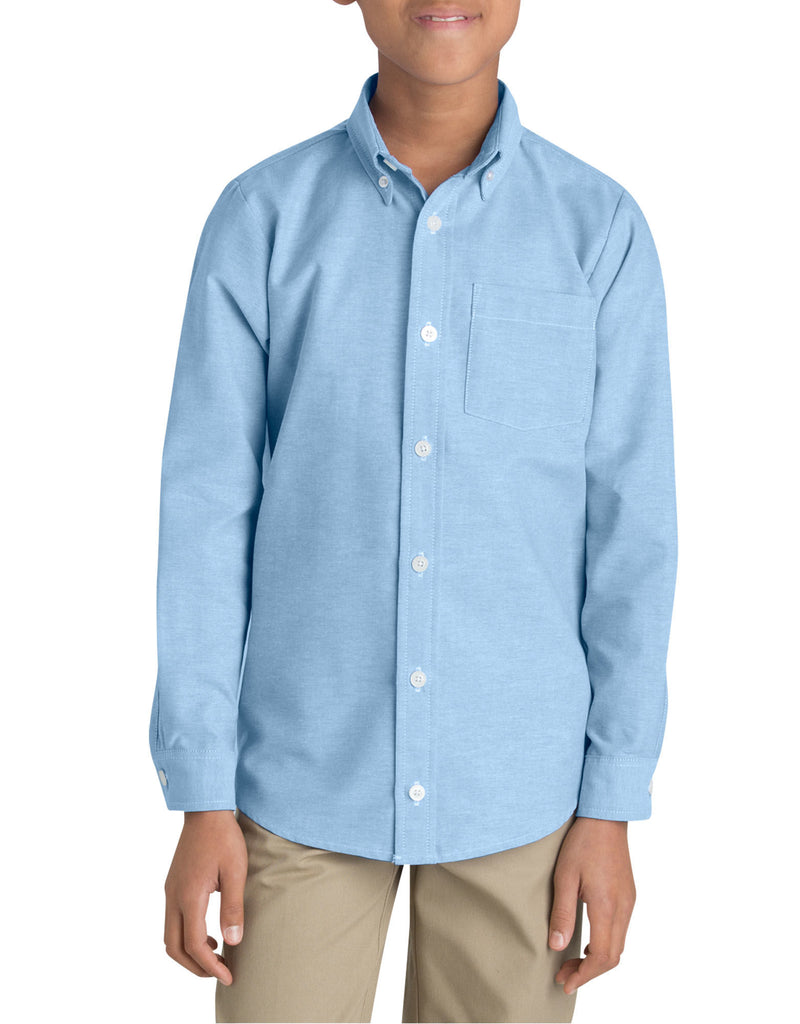 Dickies Boys Long Sleeve Oxford Shirt, Sizes 6-20