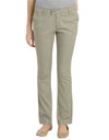 Dickies Girls Juniors Plus Size Schoolwear Slim Fit Straight Leg Stretch Pants