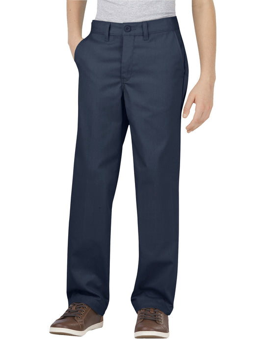 Dickies Boys Flex Classic Fit Straight Leg Ultimate Khaki Pants, 8-20 Husky