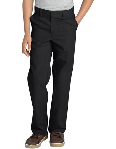 Dickies Boys FlexWaist® Flat Front Pants with Logo, 8-20