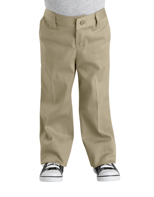 Dickies Girls Classic Fit Straight Leg Stretch Twill Pants, 4-6