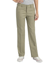 Dickies Girls FlexWaist Slim Fit Straight Leg Flat Front Pants, 7-16