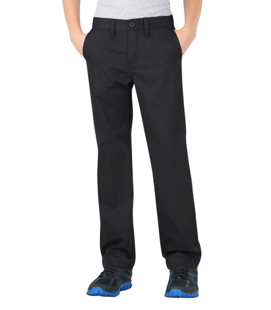 Dickies Boys FlexWaist Slim Fit Straight Leg Ultimate Khaki Pants, 8-20