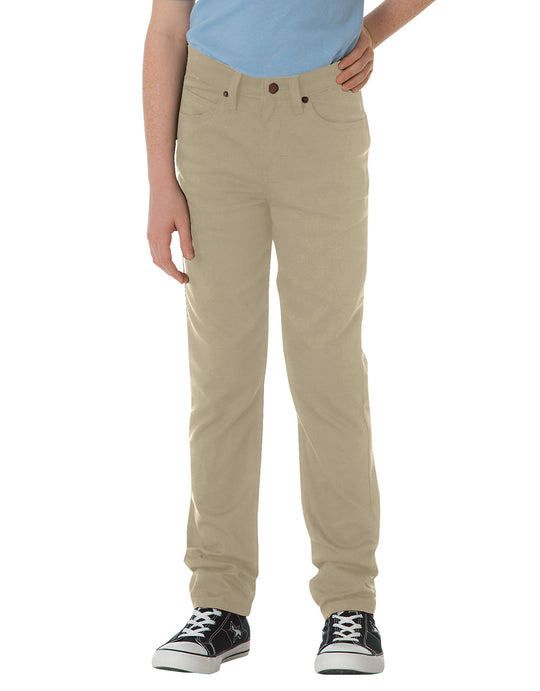 Dickies Boys Flex Slim Fit Skinny Leg 5-Pocket Pants, 8-20