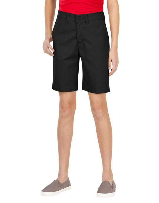 Dickies Girls FlexWaist Slim Fit Flat Front Shorts, Plus, 10.5 - 16.5