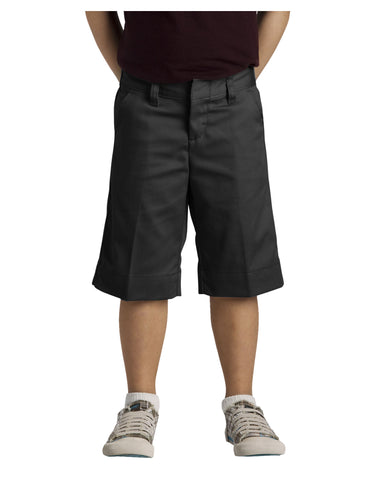 Dickies Girls Classic Fit Bermuda Stretch Twill Shorts, 4-6