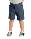 Dickies Girls FlexWaist Slim Fit Flat Front Shorts, 4-6x